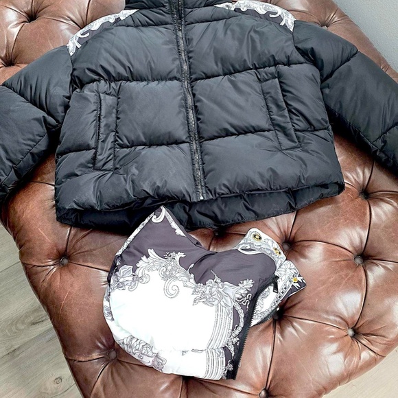 New Authentic Versace Medusa Down Puffer Jacket US 8, UK 12, 40 France 1012541 - Picture 7 of 15